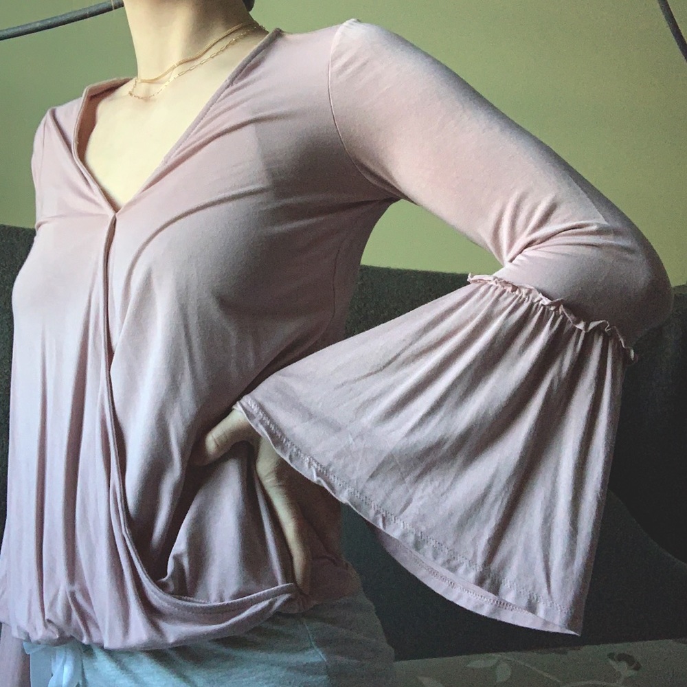 Flowy Mauve Blouse by American Eagle